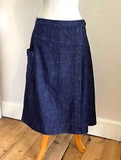Toast Denim Wrap Skirt 8 Waist