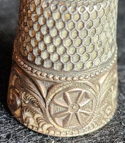 Sterling 14k gold etched - gold,