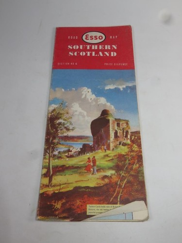 Vintage automobilia esso - vintage, road