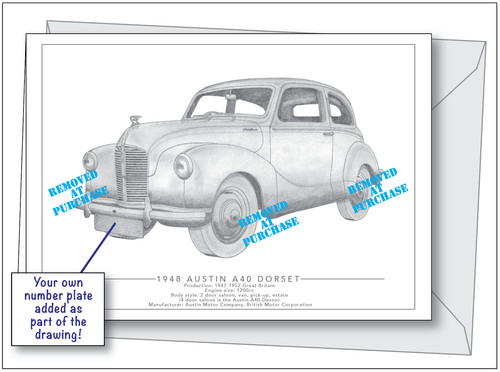 Austin a40 dorset - dorset, personalised