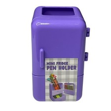 Mini Fridge Pen Holder Purple