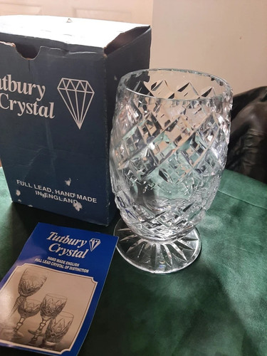 Boxed tutbury crystal - tutbury,