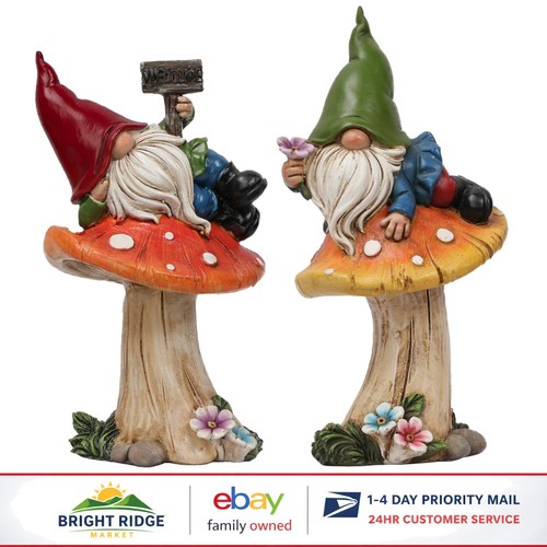 Garden gnome statues set - statues,
