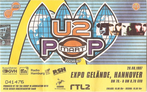 Popmart tour 1997 - popmart,