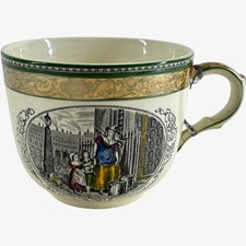 Vintage Adams Cries Of London Large Ironstone Mug England Historical Scene