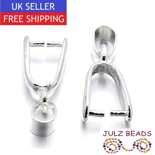 Pinch clip pendant bails - clip,
