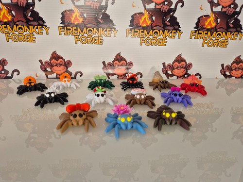 Cute articulated spiders - articulated,