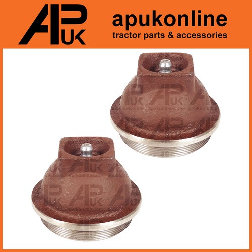 Pair wheel hub caps - pair, massey
