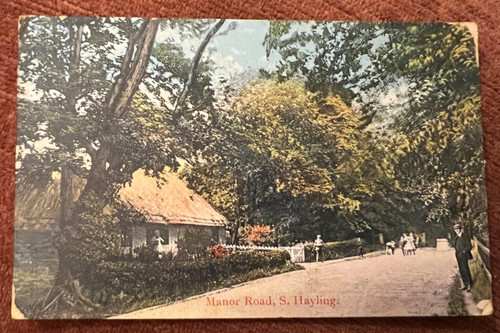 Antique postcard hayling - postcard,