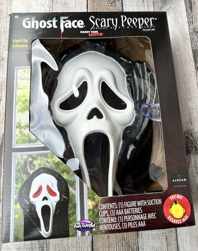 Ghost face scary peeper eyes - scary,