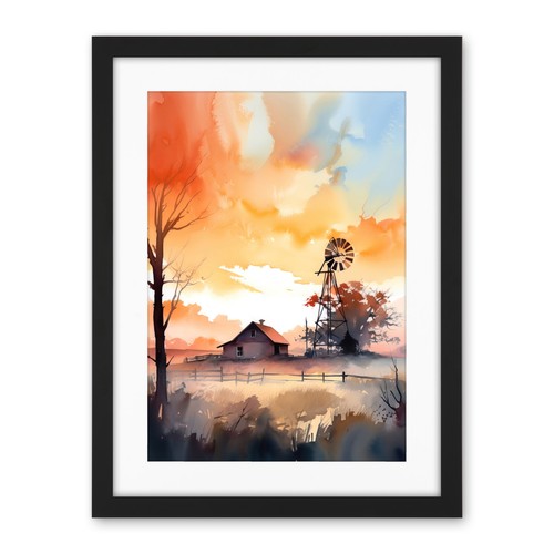 Sunrise clouds countryside - sunrise,
