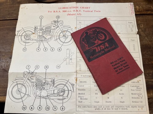 Original bsa 500cc ohv - bsa,