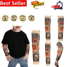 2 Pcs Fake Nylon Kid Temporary