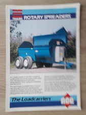 AS Marston Rotary Spreaders Brochure c.1980s - A.S. Trailers  Ace
