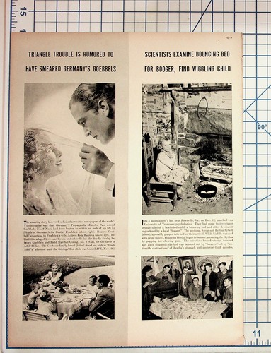 1930s magazine page goebbels - page,