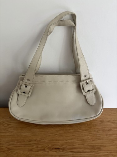 Handbag cream two handled - handbag,