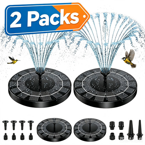 Solar fountain pump bird - 2x,