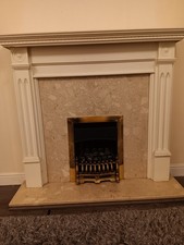 Fire Surround And Hearth With Back Panel