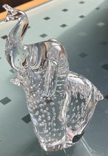 Marcolin Art Crystal Controlled Bubble Handmade Lucky Elephant. VGC No Box