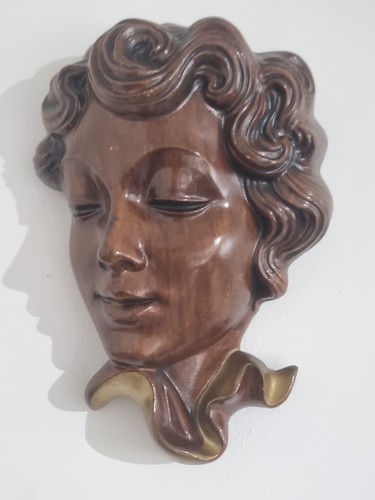 Art deco wall plaque - art,