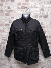 John Partridge Quilted Jacket Women’s Size Small Black Outdoors Pockets 