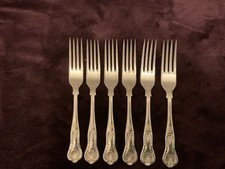 Silver Dinner Forks x 6 EPNS