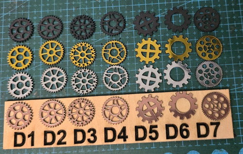 Cogs gears assorted - &, mixed