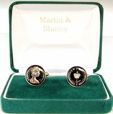 1978 Half P cufflinks from