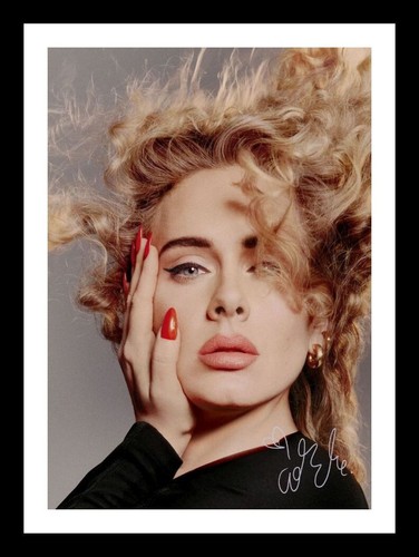 Adele autographed signed - autographed,