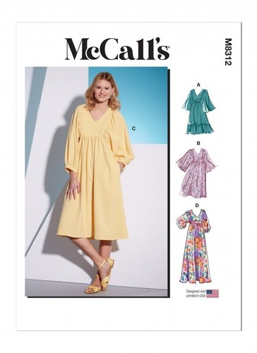 Mccalls sewing pattern - sewing, 8312