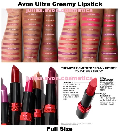 Avon ultra creamy lipstick - creamy,