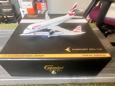 BRITISH AIRWAYS Embraer ERJ-170 Gemini Model 1:200 G2BAW560 G-LCYG BA CityFlyer
