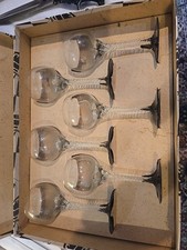 Wine Glasses Long Twisted Stem