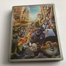 Zootropolis 3D Blu Ray Steelbook + 2D Blu Ray Region Free Disney VG LOOK