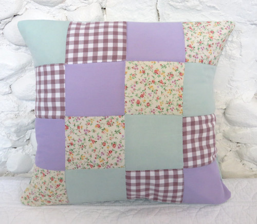 Patchwork cushion cover - patchwork,