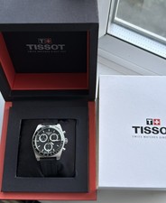 Tissot PR516 Chronograph 40MM Mens WatchSilver With Black Dial