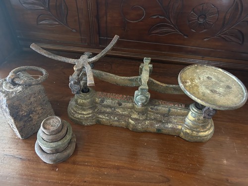 Antique weighing scales - scales, by