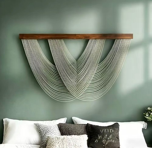 Large macrame wall hanging - large,