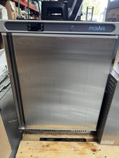 Single Undercounter Stainless Steel Freezer 140 Litre Polar CD081