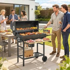 Charcoal Grill, Barrel BBQ