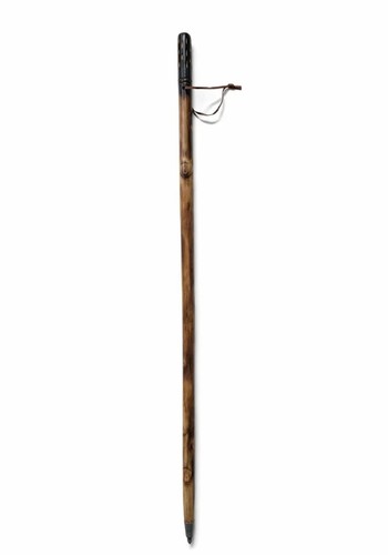 Flamed wooden walking stick - walking,