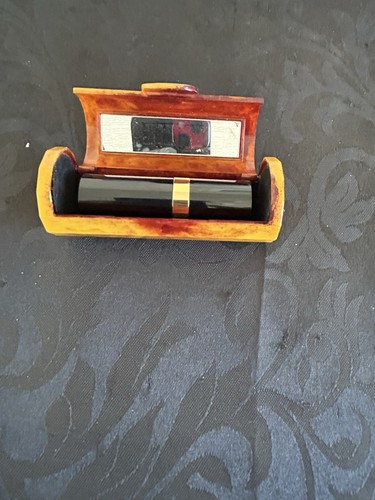 Bakelite c1930 lipstick holder - bakelite,