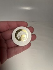 Vntg POG 1990s Native American Indian Chief Foil Gold Cap Milk Bottle Top HTF