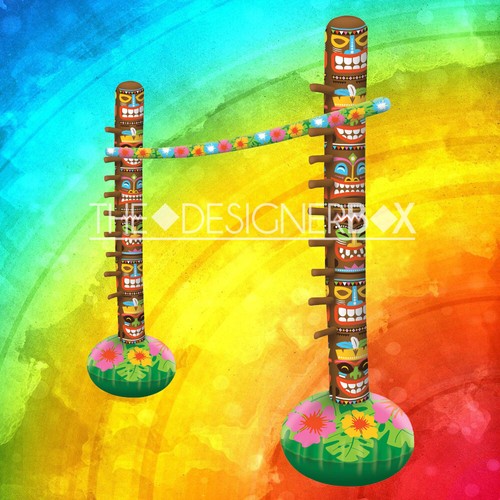 Inflatable limbo game toy - inflatable,