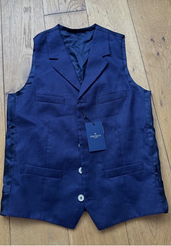 Boys hackett waistcoat blue - boys, waistcoat,