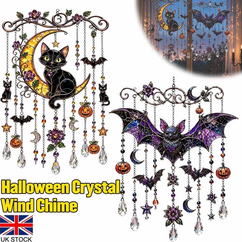 Halloween crystal wind - crystal, chime