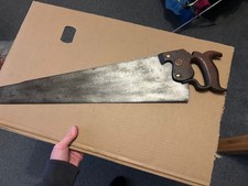 Vintage Disston saw no 7 22” 9tpi Philada 1896-1917