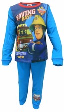 Fireman Sam Boys Pyjamas "Saving the Day" Cotton PJs 18-24 Months