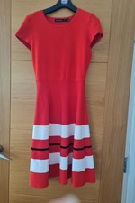 Karen Millen Red Bandage Dress Size 1 Small