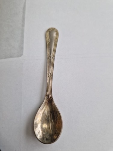 Vintage silver plate salt - plate, /